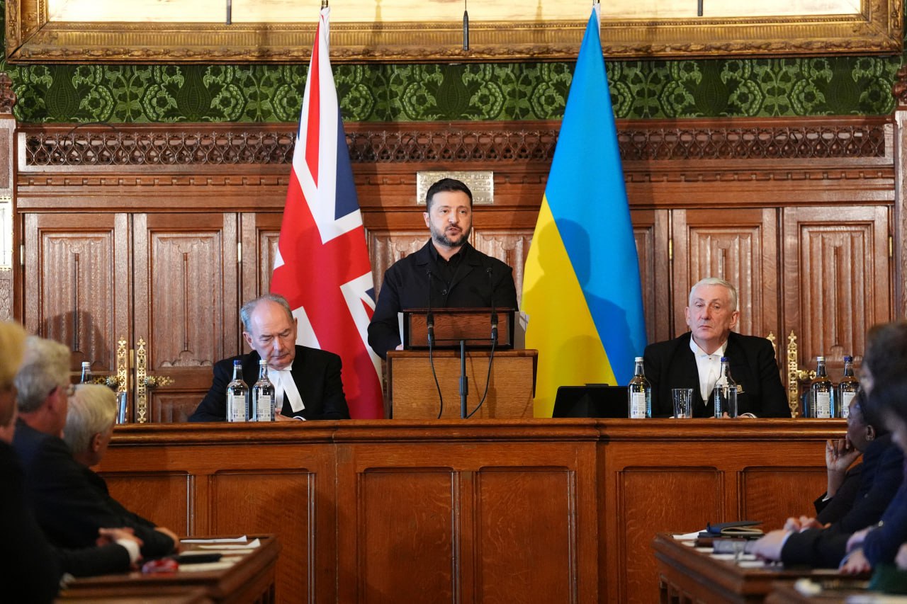 លោក Zelensky ព្រមានប្រាប់អង់គ្លេស ថា រុស្ស៊ី-អ៊ីរ៉ង់ ស្រាក់ដៃគ្នា បង្កគ្រោះថ្នាក់ធំ